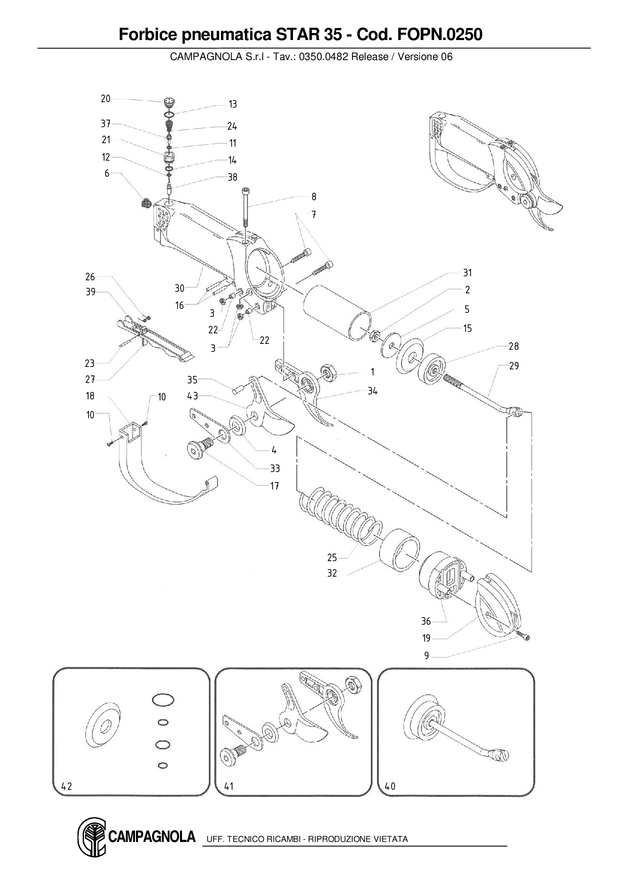 FOPN.0250_Forbice pneumatica STAR 35